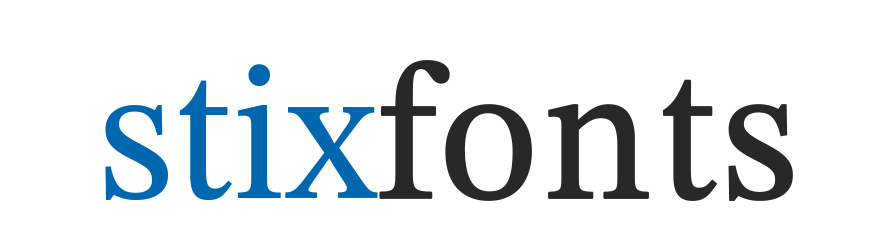 Welcome to stixfonts
